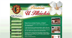Desktop Screenshot of penzion-pavlovice.cz